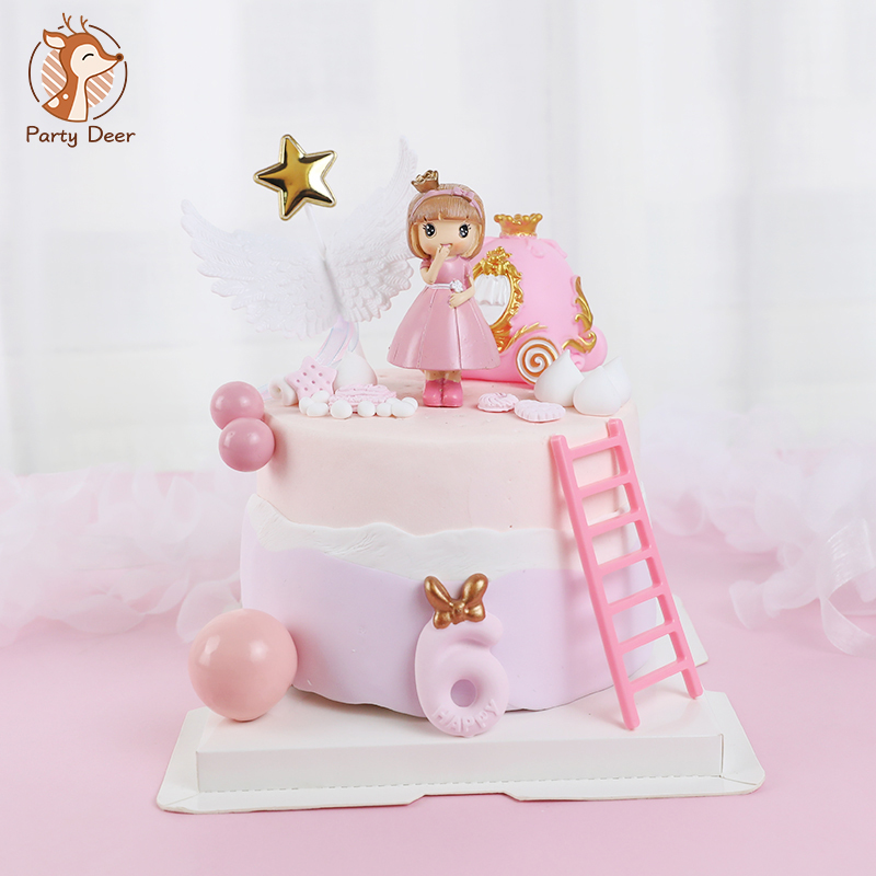 Resin Art Alphabet - Розовый замок для девочек с бантом