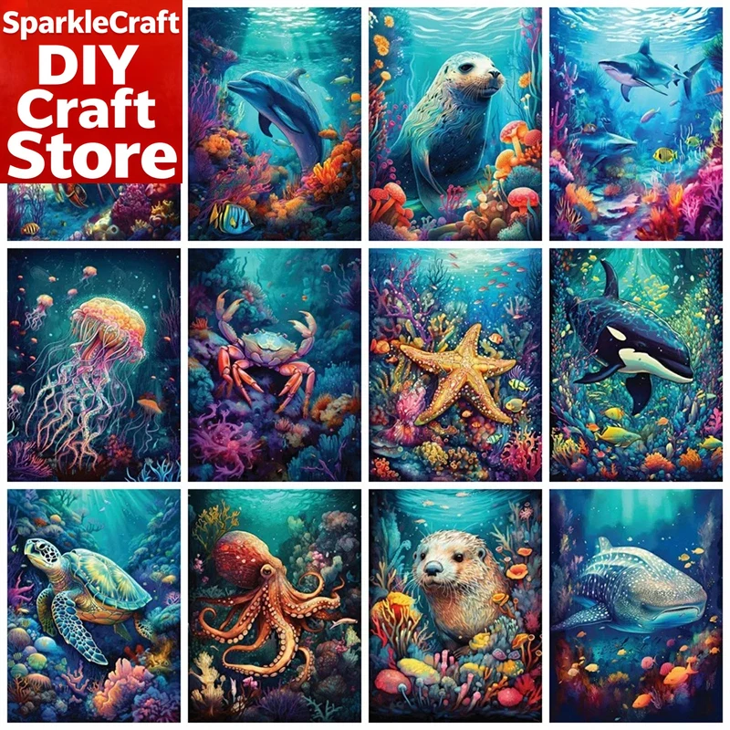 Resin Art Wallpaper - Набор для вышивания алмазной мозаикой без