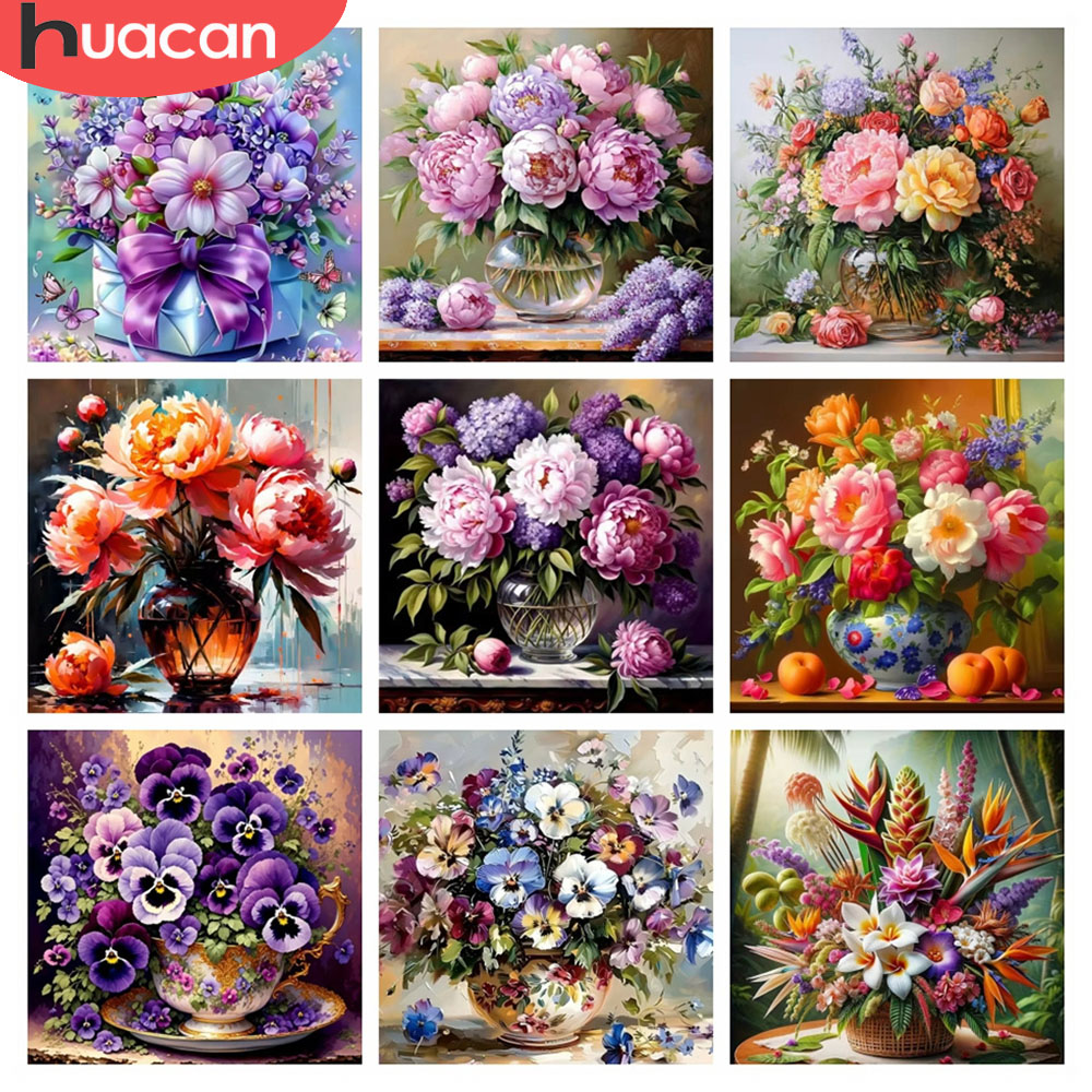 HUACAN 5D Алмазная мозаика Роз – обзор и цена Resin Art Rose