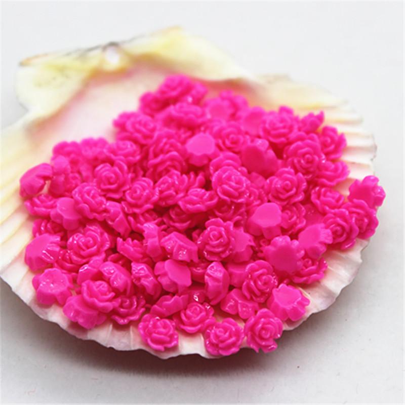 100 шт. 6 мм кабошон из смолы  – обзор и цена Resin Art Rose