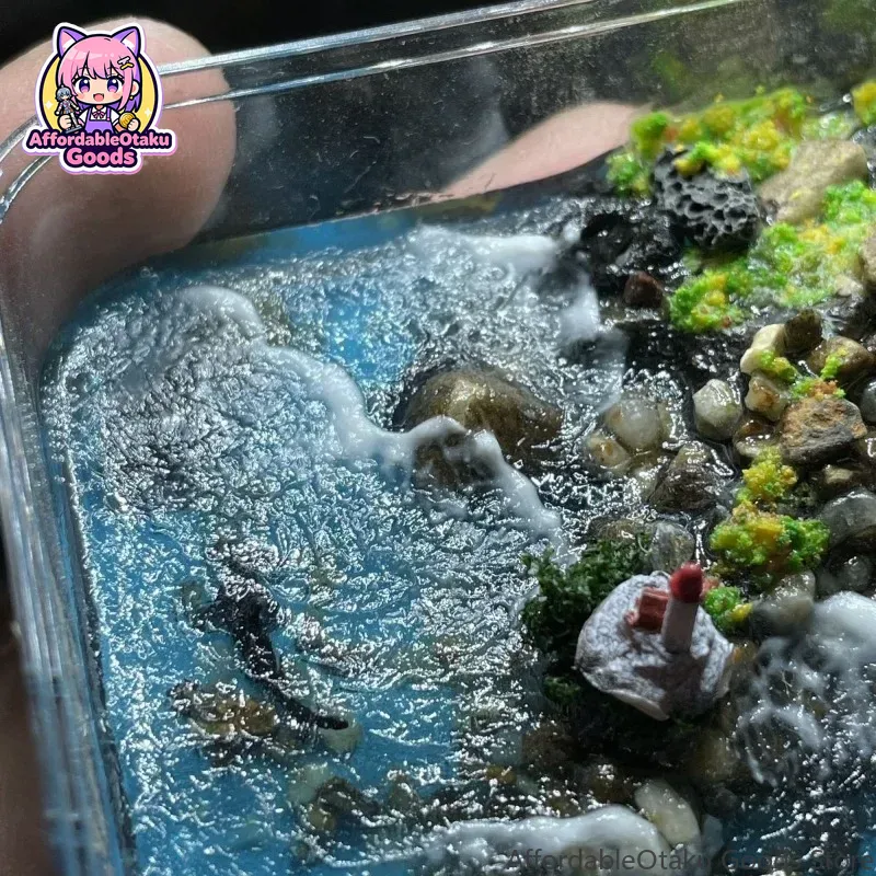 Рыбья сцена с маяком, декорати – обзор и цена Resin Art Work